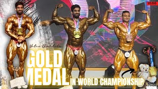 Gold Medal For Bharat🇮🇳| World Championship 2023 Show Day Vlog🏆| Nitin Chandila