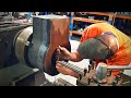 Turning Steel Plate into HUGE Hydraulic Cylinder Rod Eye | Machining & Boring