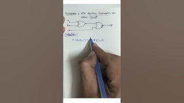 Find Boolean Expression From Logic Circuit