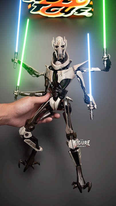 $370 Ultra Realistic General Grievous🤯 #starwars #collectibles #unboxing #lightsaber #toys #jedi