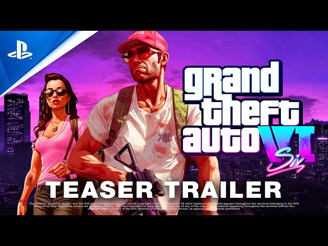 Trailer de Grand Theft Auto 6 ultrapassa 100 milhões de