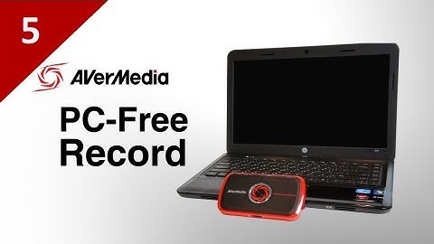 Record Laptop Screen with AVerMedia LGP (Live Gamer Portable) in PC-Free Mode