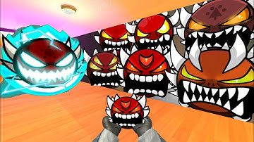 Saving RedDemonFace From Geometry Dash Emoji "BLOOD IN THE BATH" And Lobotomy Dash Nextbot Gmod