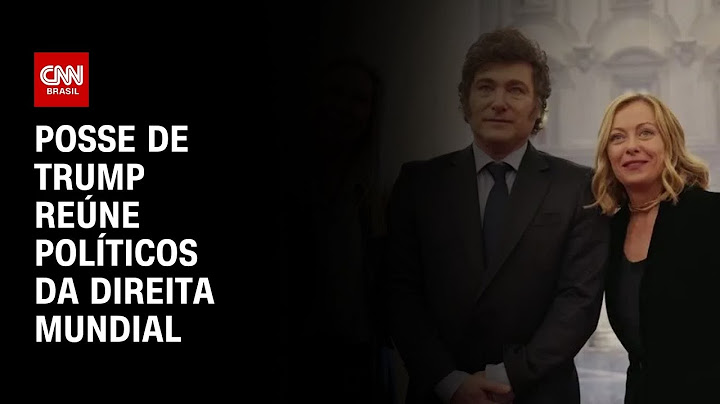 Posse de Trump reúne políticos da direita mundial | CNN NA POSSE DE TRUMP