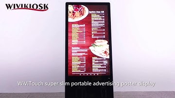 Wivitouch Technology | Custom Interactive Kiosk Manufacturer - Floor Stand LCD Digital Signage