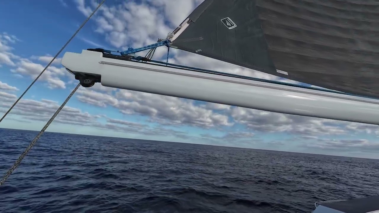⁣When things go wrong. Broken Rigging in the Gulf Stream - 450 NM from Florida to MoreHead City, NC