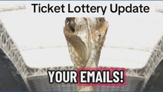 FIFA notifying fans who won World Cup lottery