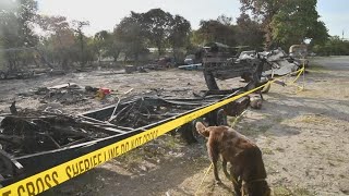 Family escapes house fire with over 30 animals in tow