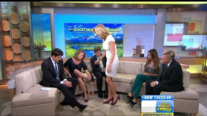 Lara Spencer & Amy Robach - great legs and high he...