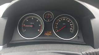 Opel Astra H 1.7 CDTi cold start