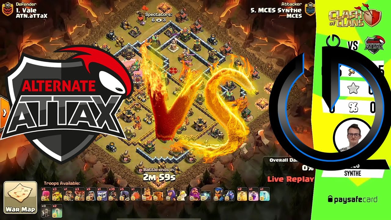 Finals - Day1Match1 | Atn.Attax VS MCES | coc tournament 2021 | ESL mobile Spring 2021 EUR/MENA