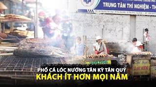 Phố cá lóc nướng "bán chậm" ngày vía Thần Tài, chủ tiệm sốt ruột