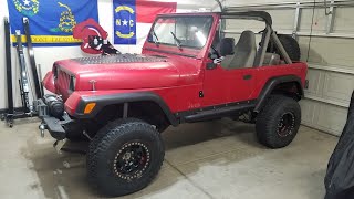 TJ Fender Flares on a YJ