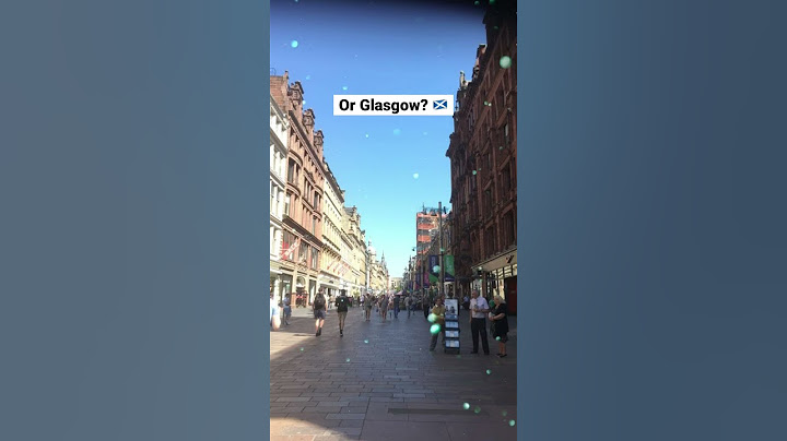 EDINBURGH vs GLASGOW? 🤔 which do you prefer???