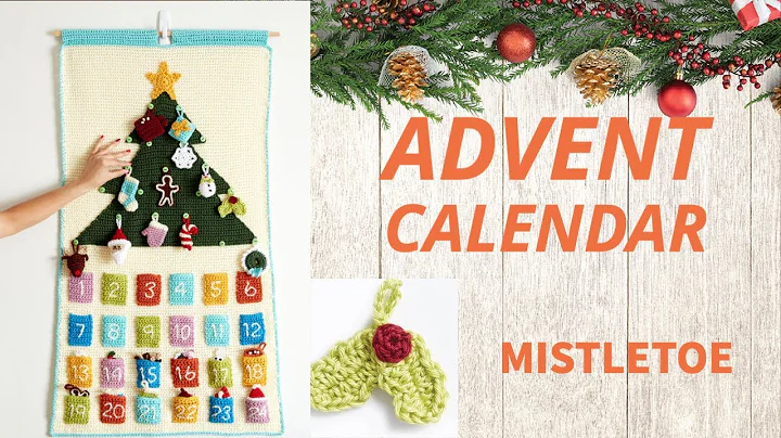 Crochet an Easy Mistletoe Ornament with Left Hand