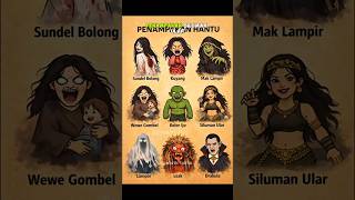 PENAMPAKAN HANTU DARI ASAL INDONESIA #shorts #viral #fyp #beranda #horror #creepy