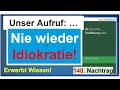 Nie wieder idiokratie nachtrag 140 zum buch iq ist nichts unbildung alles