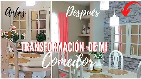 🚨PAPEL TAPIZ EN EL COMEDOR Nuevos cambios en el comedor 😍#transformación#cambios #casaampliada