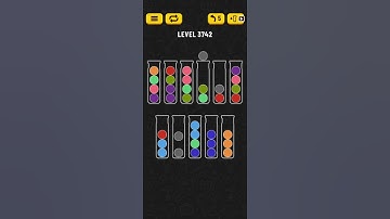 Ball Sort Puzzle Level 3742 = Cup Sort Puzzle Level 3742 = Water Sort Puzzle Level 3742 All the same