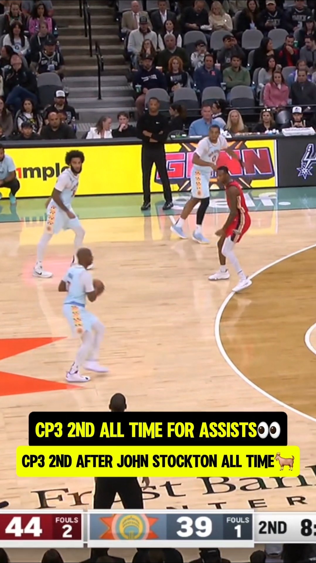 Chris Paul is 2nd all time in assists?