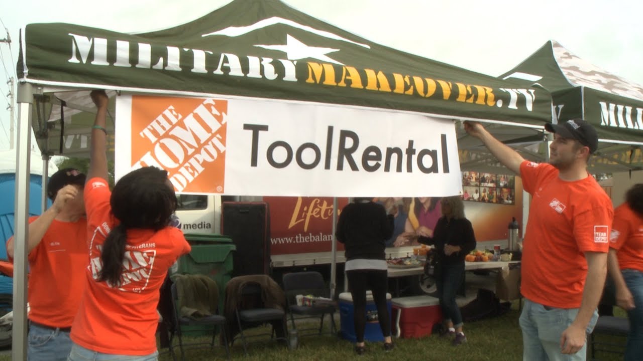 The Home Depot Delivers for the Ewing Family Makeover YouTube
