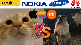 Moo Cat VS Marmot Screaming but famous phone ringtones