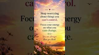 Stop Worrying, Start Growing | Positive Motivation#shortvideo