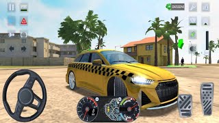 🚖🔥 Audi RS6 Taxi Driving in Taxi Car Simulator EVO | Ultimate German Super Wagon Taxi 🇩🇪🔥 screenshot 2