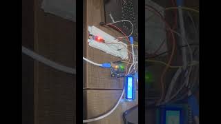 IR Proximity Detection System with LCD Display and Buzzer