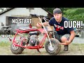 Reviving a MANGLED $40 Doodlebug Mini Bike | Will it Run and Race?