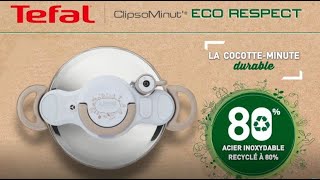 Seb P4624871 Clipso Minut Eco Respect Cocotte-Minute 7.5l. Autocuiseur  Induction. 90% Recyclable. Cuisson Rapide. Fabriqué En France