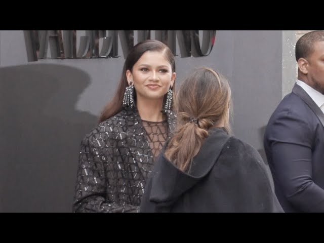 Zendaya Embraces Wild Side at Louis Vuitton's Paris Fashion Week Show – WWD