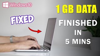 How to Stop High Internet Data Usage On Windows 10 | Stop Background Data Consumption In Laptop & PC