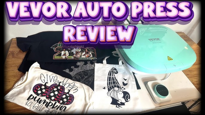 THE BEST  15x15 HEAT PRESS FOR T-SHIRTS & SUBLIMATION?, UNBOXING &  TEST VEVOR