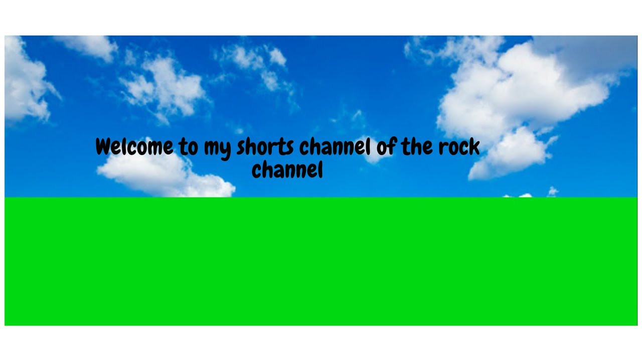 this will be the shorts channel of rock - YouTube
