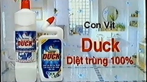Quảng cáo Nước rửa nhà tắm Duck (15s/2001)
