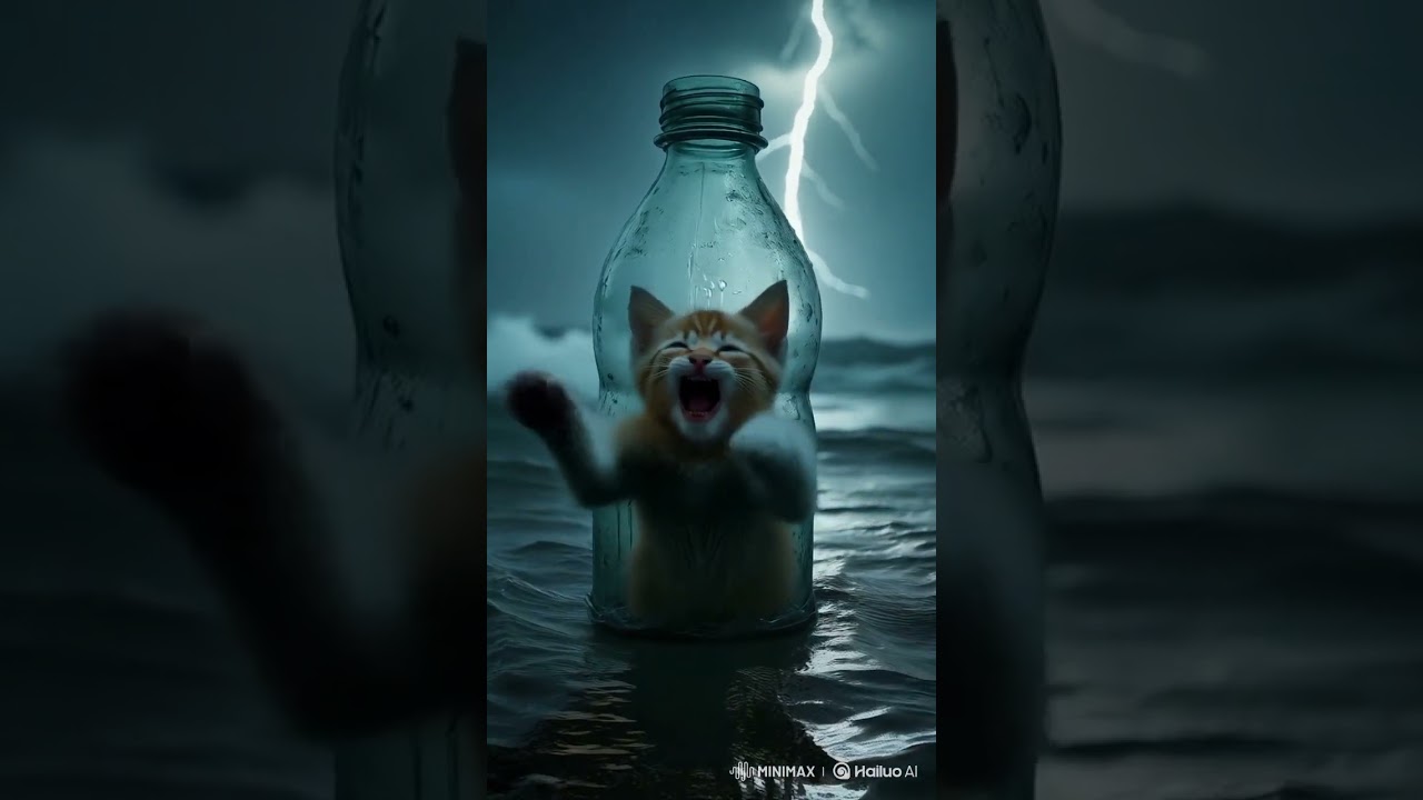 মিউ মিউ গানে কুকুরের বীরত্ব! পানিতে পড়ে যাওয়া বিড়ালকে উদ্ধার 🐱 #viralshorts Short #animallife #cat