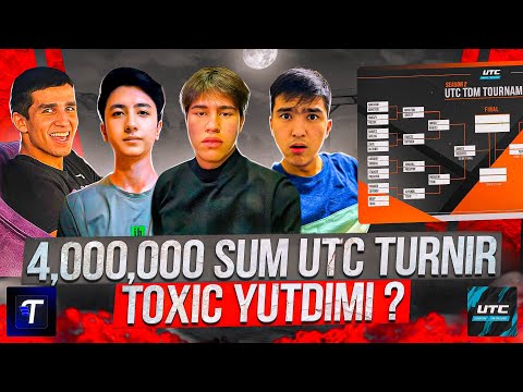 TOXIC, ASLAMBOI, teoTIMUR FINN SUYUNOV 🇺🇿 UTC 4 MILLIONLIK KOTTA TURNIRDA 🏆