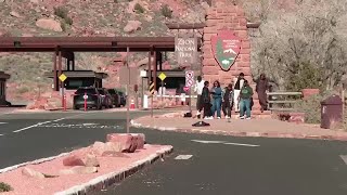 End Of Free Mlk Day Admission Leaves Zion National Park With Drastically Fewer Visitors