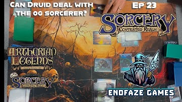 Sorcery Contested Realm Gameplay! Sorcerer vs Druid | EndFaze Games