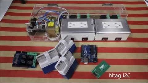 Home automotion via ntag i2c