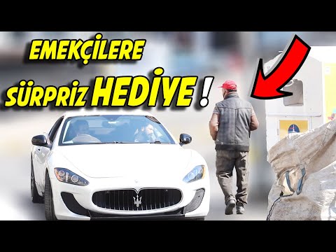 SOKAKTAKİ EMEKÇİLERE BEKLENMEYEN HEDİYE (ŞOK OLDULAR) – İYİLİK AKIMI 4