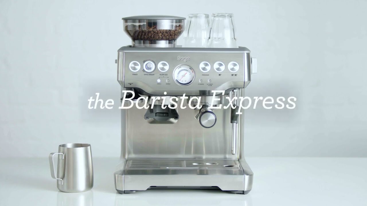 Cafetera Barista Express SES875 de Sage | Cucute - YouTube