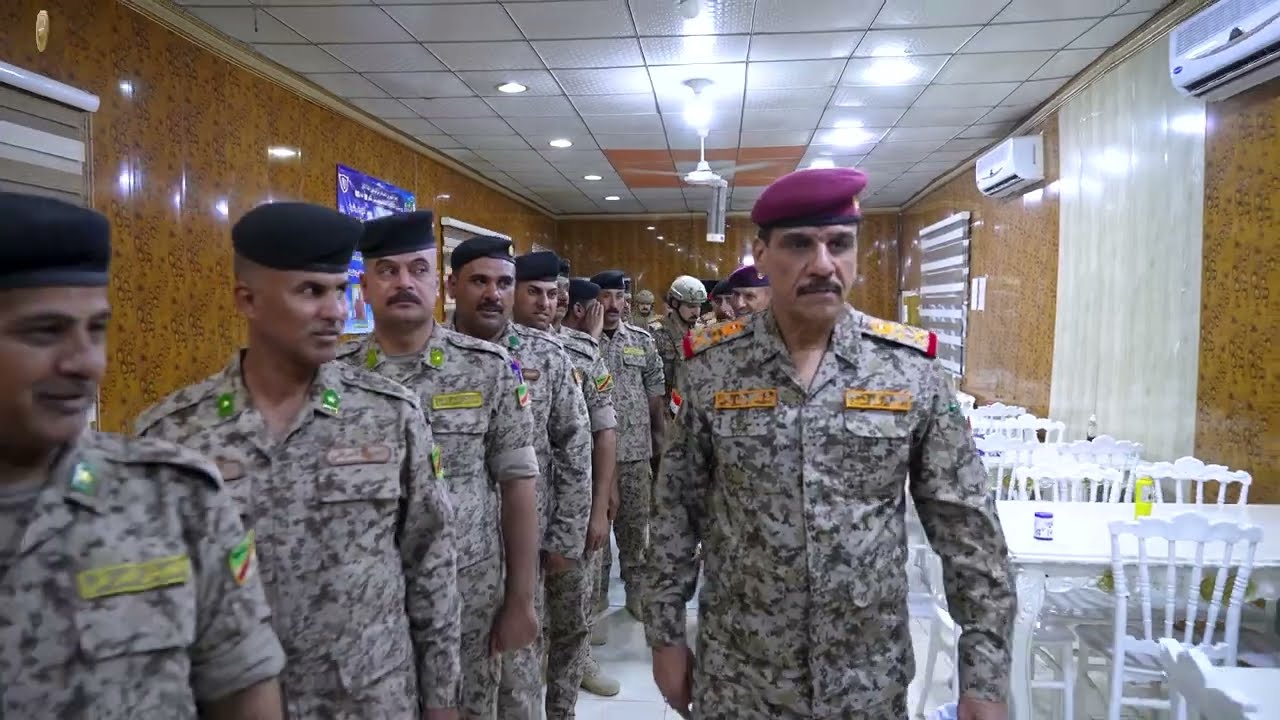 رئيس أركان الجيش يزور الفوج الأول للواء الثالث الفرقة السادسة عشرة في سد الموصل