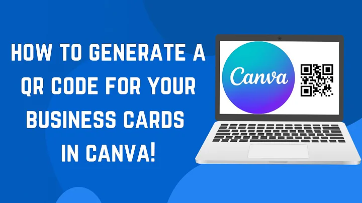 How to generate QR code for your business cards in Canva 2025