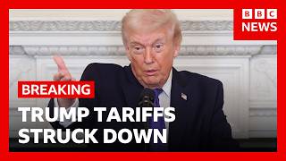 Donald Trumps Sweeping Global Tariffs Struck Down By Us Supreme Court  Bbc News