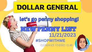 Penny List! Dollar General Penny items 11-21its HUGE #dollargeneral #dollargeneralpennyshopping