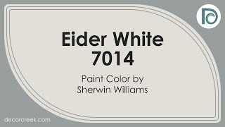 Eider White Sw 7014 By Sherwin Williams