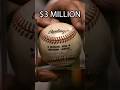 The Most EXPENSIVE Baseball of All-time