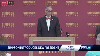 Simpson College introduces new president